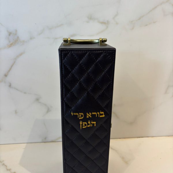 תיבה יין דמוי ער ועץ לבקבוק יין כולל סט אביזרים
